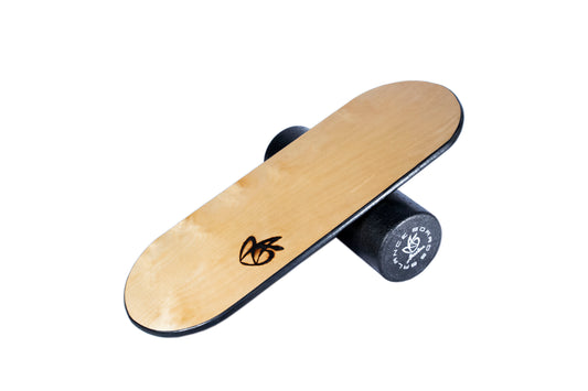 Wooden Balance Board "The Fatboy" & 150mm Foam Roller