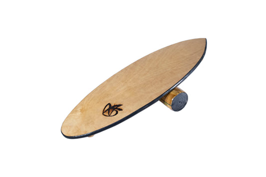 Surf Balance Board "The Shorty" & 100mm Wood Roller
