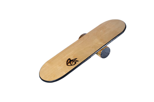 Wooden Balance Board "The Skatey" & 100mm Wood Roller