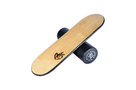 Wooden Balance Board "The Skatey" & 150mm Foam Roller