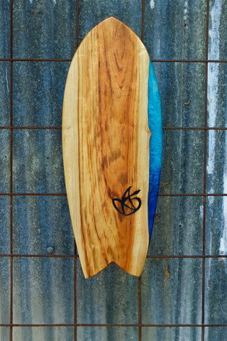 Blue Lagoon - Handmade Camphor Laurel Balance Board