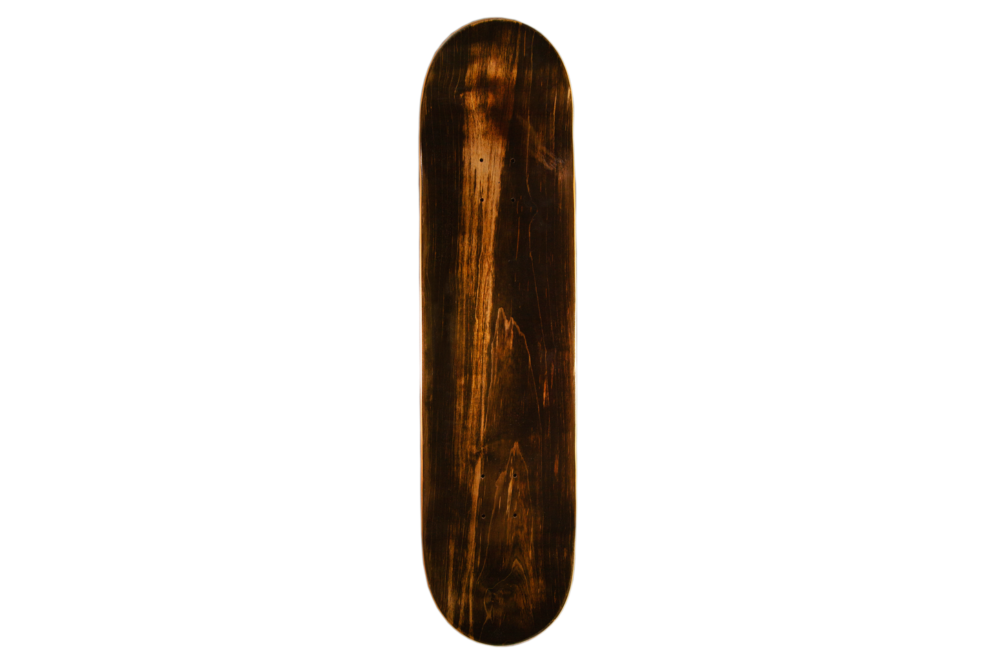 Ahnotion Trashbag's logo Skateboard deck Brown/black top 