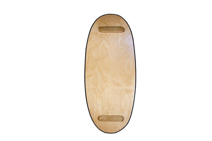 Wooden Balance Board "The Bean" & 100mm Wood Roller