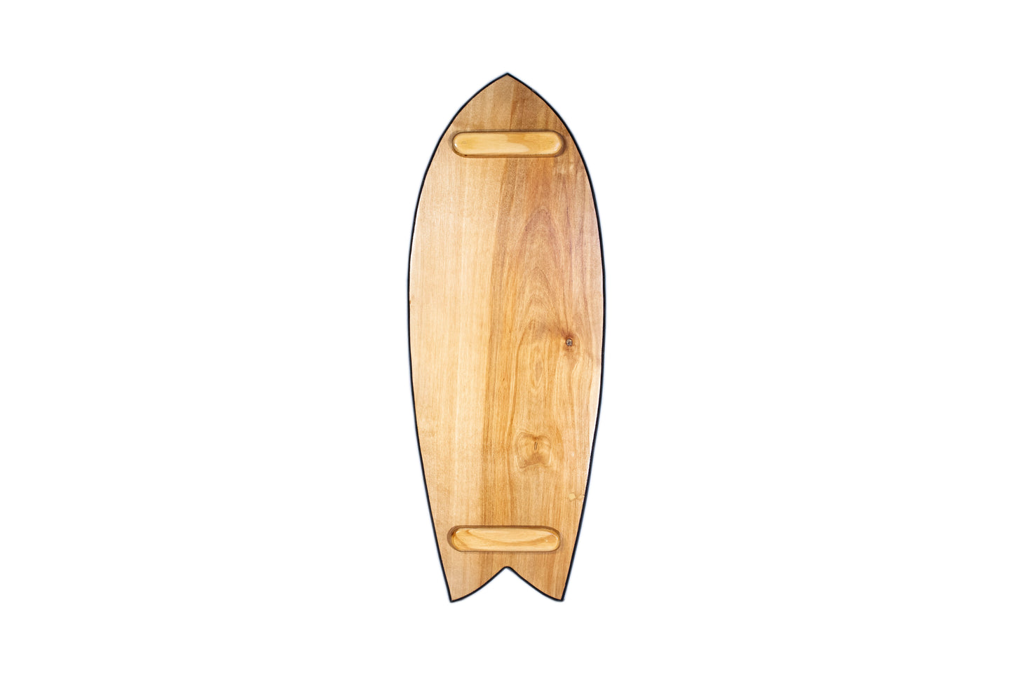 Wooden Surf Balance Board "The Fish" & 125mm Wood Roller