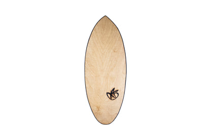 Wooden Surf Balance Board "The Shorty" & 125mm Wood Roller