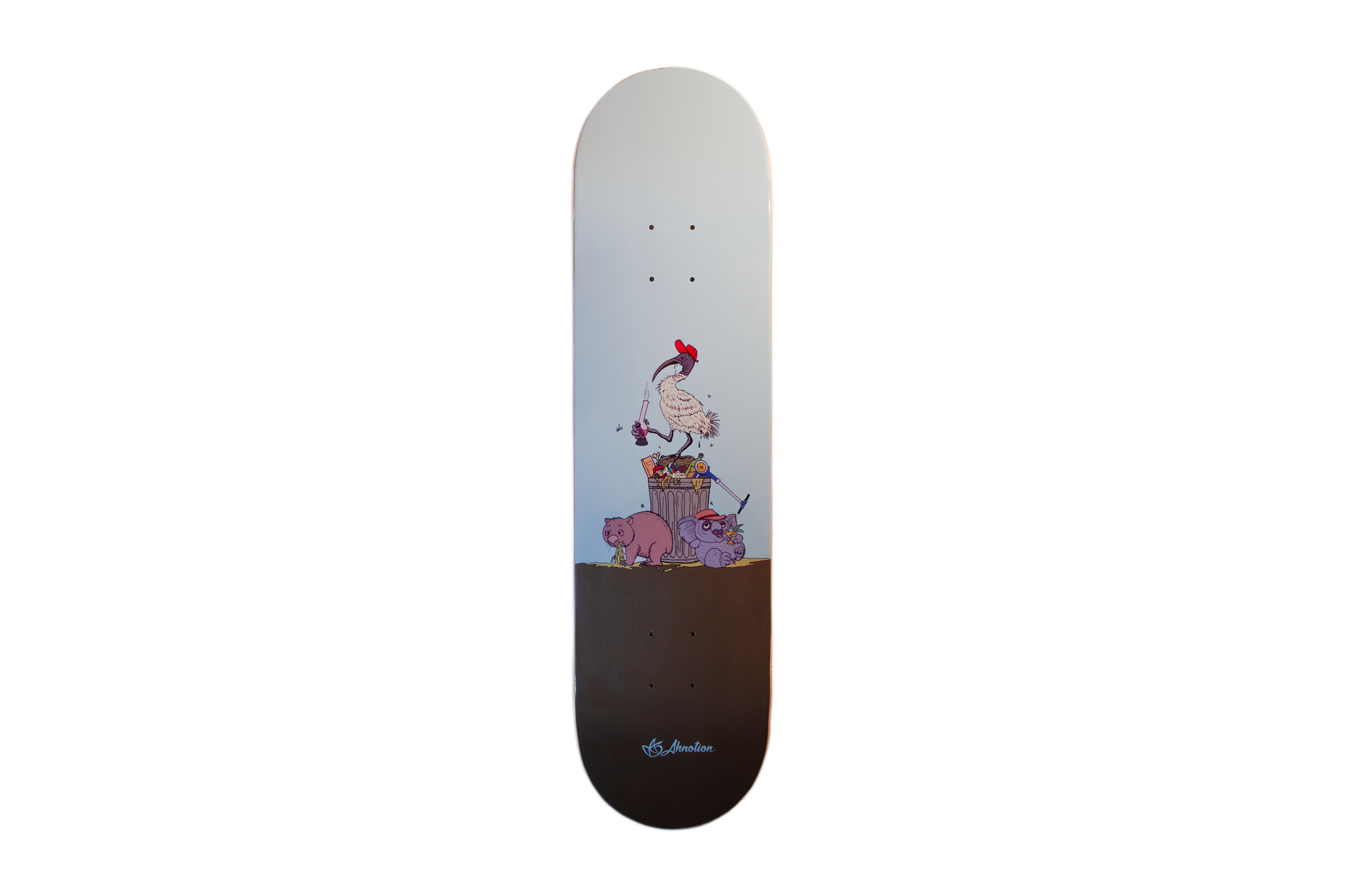 Ahnotion Trashbag logo Skateboard deck 8.125" 8.25" 8.5"