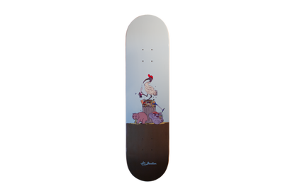 Ahnotion Trashbag logo Skateboard deck 8.125" 8.25" 8.5"