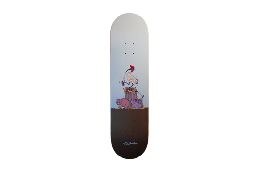 Ahnotion Trashbag logo Skateboard deck 8.125" 8.25" 8.5"